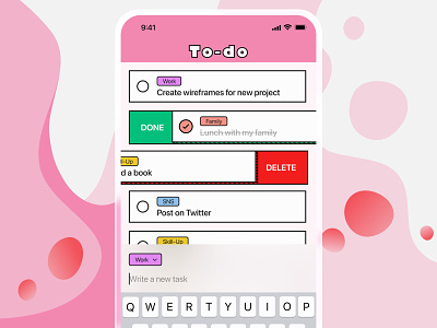 To-do app inspired by Sakura