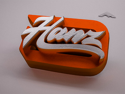 D Hanz Logo 3d artmumu family fashion lettering logo mark vray