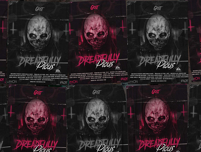 Dreadfully Pious - Poster design graphic design photography poster