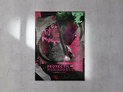 Proyectil de Medianoche - Poster design graphic design poster