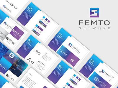 Femto branding design logo minimal