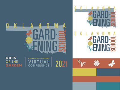 Oklahoma Gardening School botanical gardens branding gardening green space logo myriad botanical gardens ok okc oklahoma oklahoma city public park