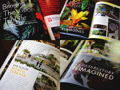 A Conservatory Reimagined: Campaign Booklet book botanical gardens capital campaign fundraising gardens green space layout magazine myriad botanical gardens okc oklahoma oklahoma city print design sponsorship typography