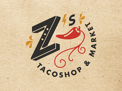 Z's Taco Shop & Market branding food identity logo market mexican oklahoma restaurant tacos tulsa zs