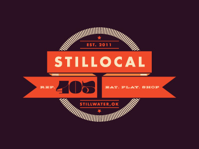 Stillocal Final Logo branding campaign identity local logo oklahoma shop local stillwater