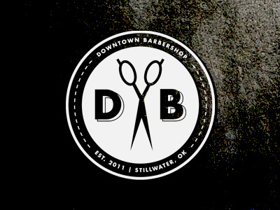 Downtown Barbershop Logo