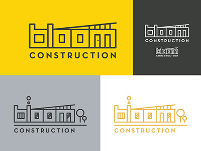 Bloom Construction Logo Concept 2