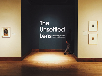 The Unsettled Lens (Gallery Title/Entry)
