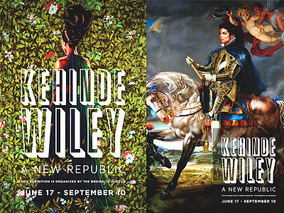 Kehinde Wiley: A New Republic at OKCMOA a new republic art art museum branding exhibition exhibition design kehinde wiley modern art museum of art okcmoa oklahoma city painting