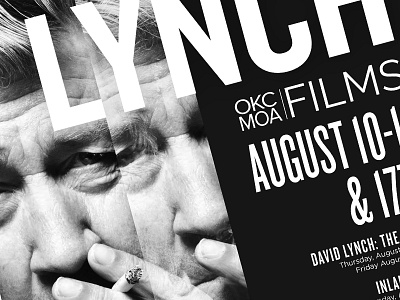 Summer Of Lynch art branding cinema david lynch film lynch movie poster movies museum of art okcmoa oklahoma city poster