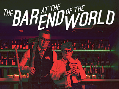 The Bar at the End of the World (Earthbound) 48hour film contest cinema film horror okc oklahoma oklahoma city typography vintage horror