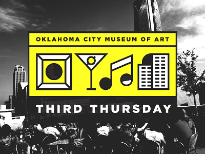 Third Thursday (Concept) art icons museum museum of art okc okcmoa oklahoma city third third thursday thursday typography