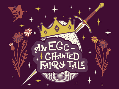 Omelette Party 2019 (An Egg-chanted Fairy Tale) branding eggs event event branding fairy tale fantasy food identity logo museum of art non profit okcmoa oklahoma oklahoma city