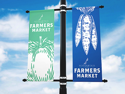Farmers Market Banner Mock Up farming food framers market logo market oklahoma city organic