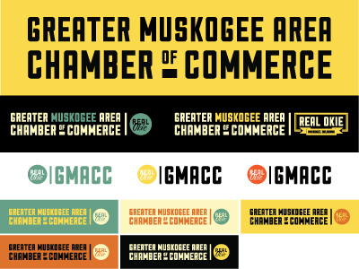 GMACC Logo Concepts branding chamber chamber of commerce identity logo oklahoma