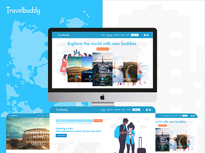 Travelbuddy Website Design - Exploration