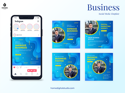 Business Social Media Template social media social media post