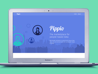 Pippio Website Design clean colors design flat graphic illustration modern pippio responsive startup uxui website