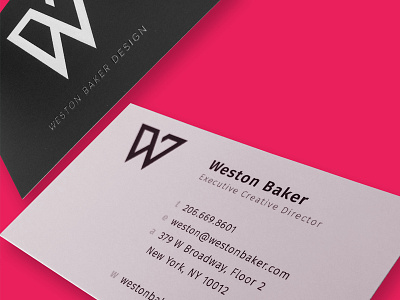 New Business Cards bold business businesscards cards clean design flat graphic layout logo new sharp