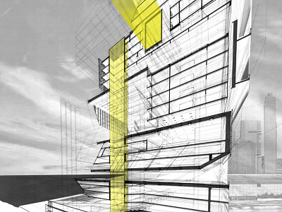 Perspective Section Drawing