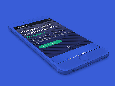 Emissary Website Mobile Design blue clean design flat graphic mobile modern responsive ui ux web website