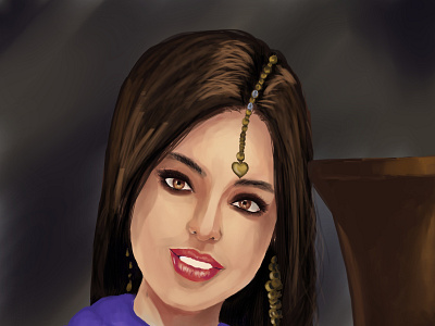 You fall in love with them art artwork asia asian beautiful brown coloful design drawing flat hindi illustration india krita lipstick love love is love painting woman yellow