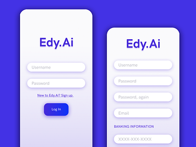 Edy.Ai Registration Page app dailyui design figma ui