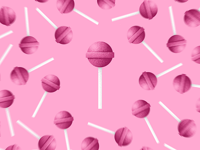 Pink lollipop candy design grainy grit illustration lollipop texture vector
