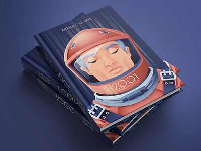 2001. A Space Odyssey. Cover book ape book book cover design cosmic odysse cover book design film grain texture grit illustration space stanley kubrick texture vector