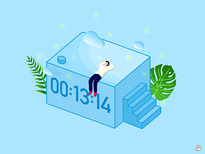 Daily UI 14 - Countdown Timer countdown timer design illustration time
