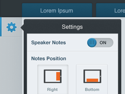 Notes Settings