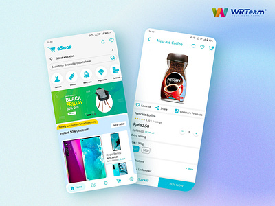 eShop - eCommerce Full App with Flutter android app appdesign appui codecanyon design ecommerce ecommerceapp flutter illustration ios logo smartkit ui uiux wrteam