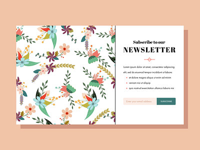 Subscribe daily ui flower newsletter