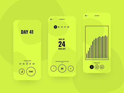 Workout Tracker daily ui mobile workout