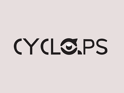 Cyclosps Logo branding design logo negative space typogaphy vector