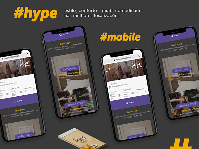 Hype Hotels art direction design web website