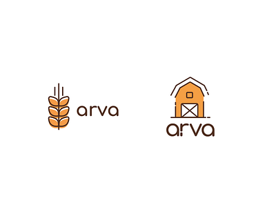 Farmer branding adobe branding design farming home illustration illustrator logo logodesign orange logo typography vector