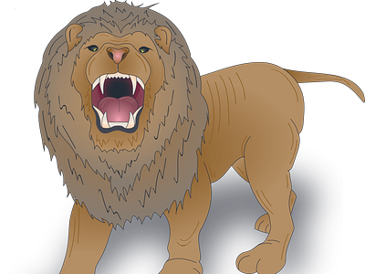 Lion animal art character design detailed illustration illustrator lion lion head logo vector wild