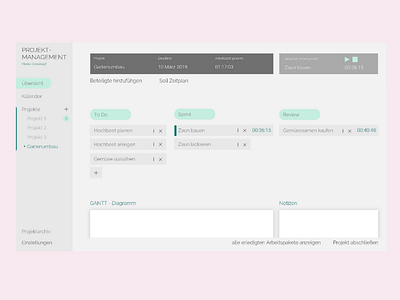 Project management tool adobe adobe xd board branding clean dashboard design illustration interface minimalism mint ui ui design uiux user interface ux ux design ux designer ux ui design