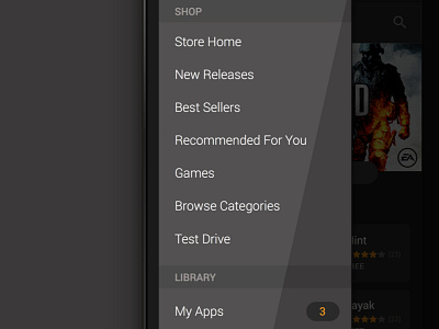 Amazon Appstore   Navigation