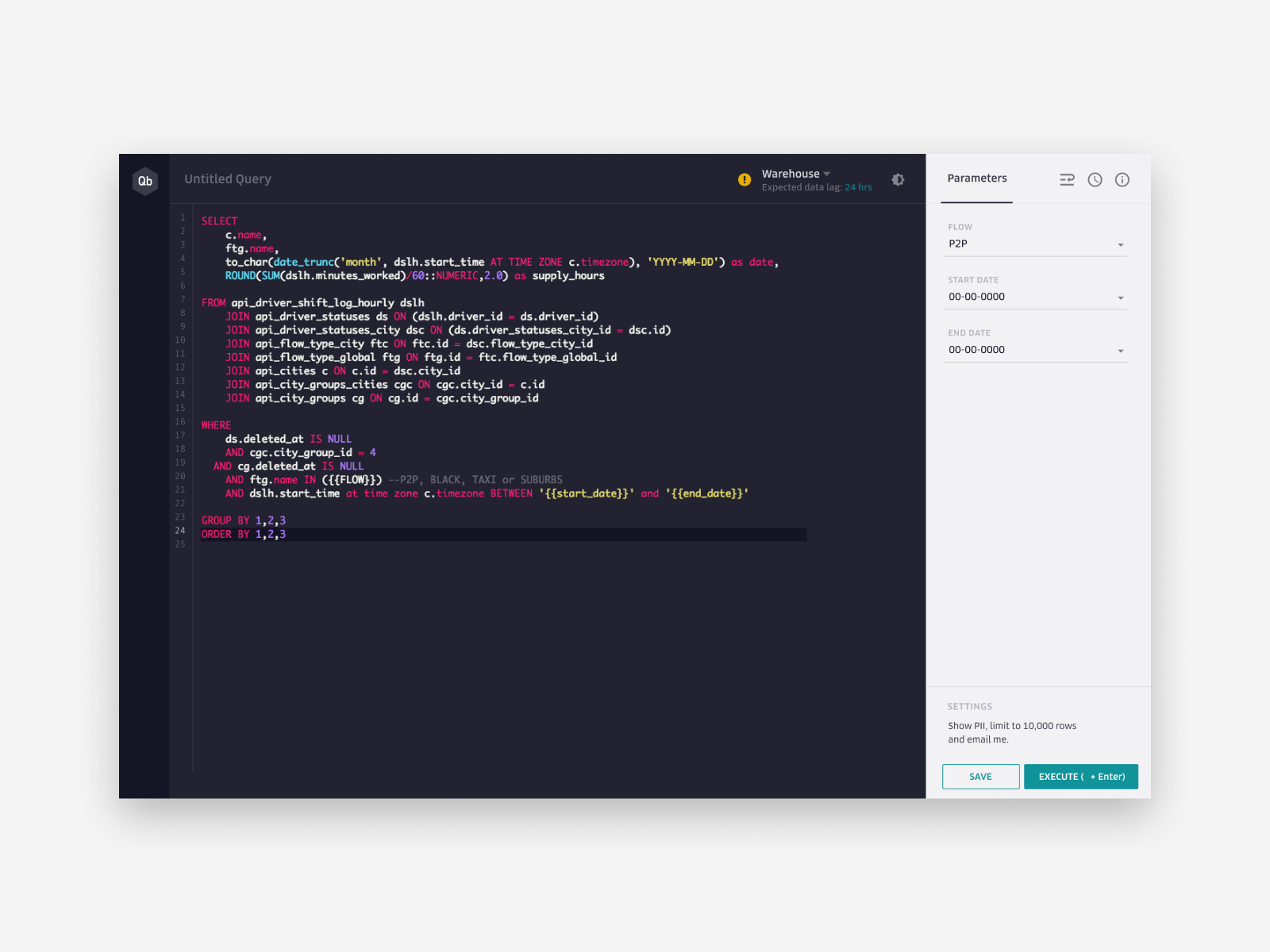 Uber Querybuilder by Jian Adornado on Dribbble