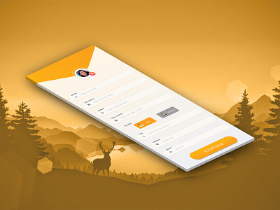 Social Edit Profile app design illustration logo social app template ui ui kit ux