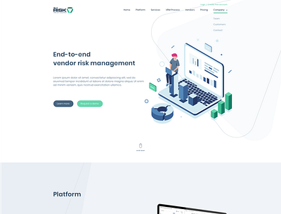 3rd risk - Web Design illustration ux webdesign website website design