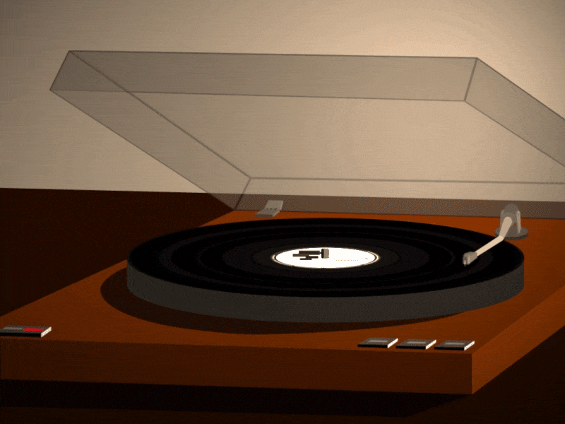 Vinyl Rotate 2d after effect animation motion motion graphics retro vecor vintage vinyl