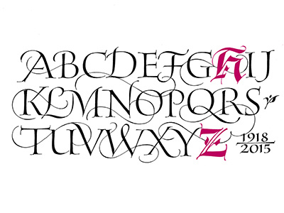 fancy calligraphy alphabet fonts