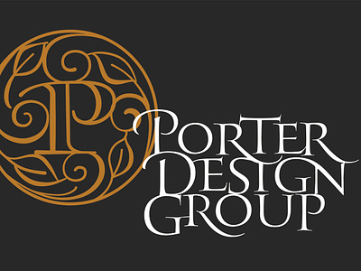 Logotype for Porter Design Group design letter artist logo