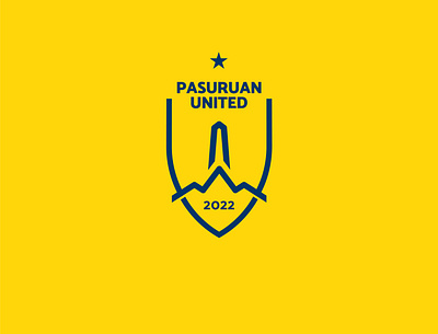 Pasuruan United Logo Concept design football illustration logo