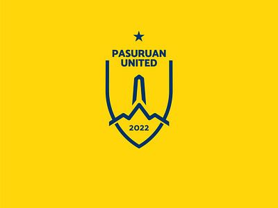 Pasuruan United Logo Concept design football illustration logo