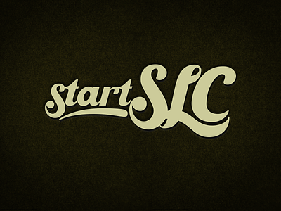 StartSLC Festival Logo customtype handlettering identity logo mark vintage