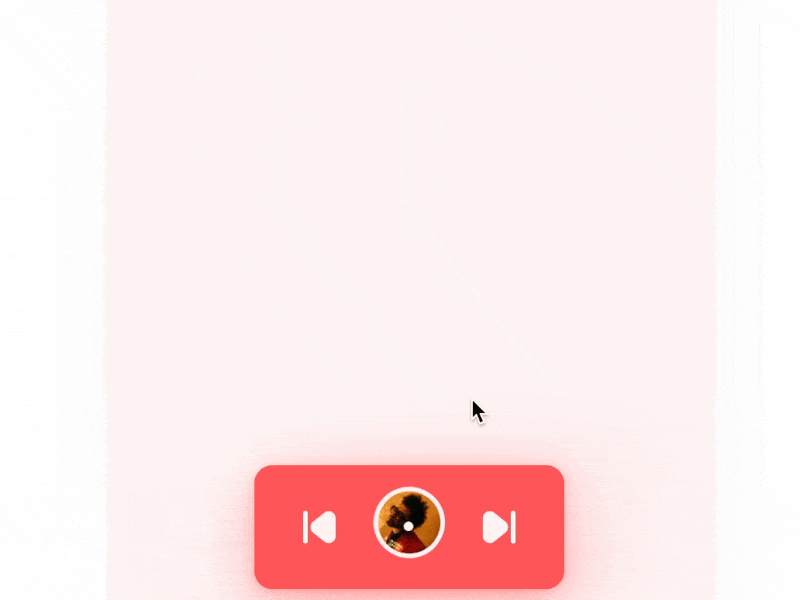 Music Player Dock Microinteraction animation codepen gsap microinteraction minimal mobile motion graphics music ui